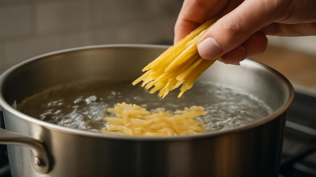 Italian Chef Cooking Pasta