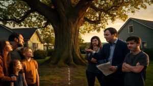 Tree Dispute Escalates: How a Majestic Oak Became the Center of a Neighborhood Legal Battle