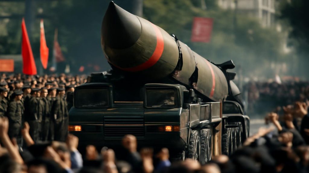 Missile Launch Desert Test