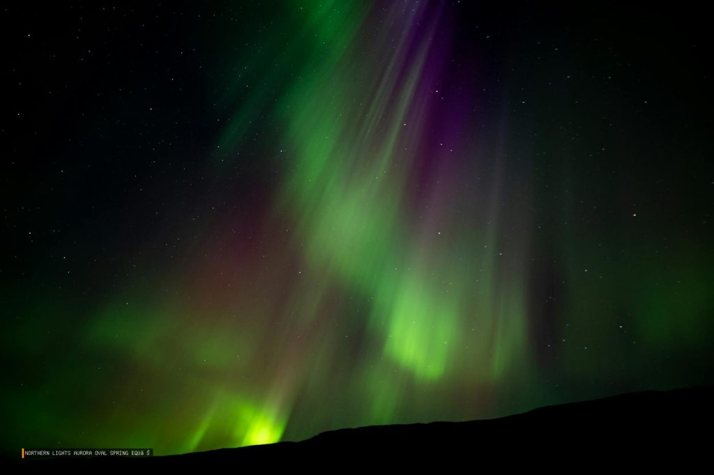Northern Lights Aurora Oval Spring Equinox Forecast