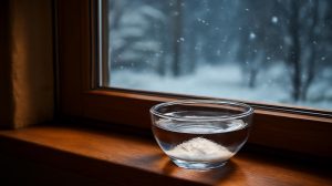Winter Window Salt Water Bowl: The Seasonal Humidity Solution That Rivals Summer's Aluminum Foil Hack