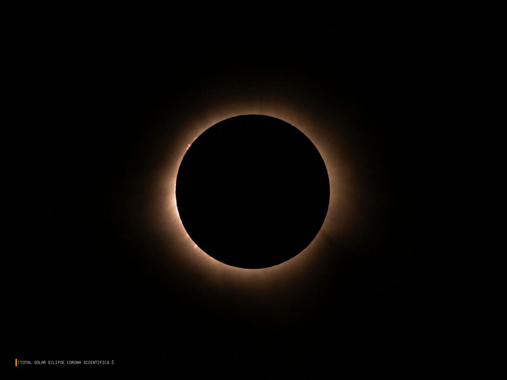 {total Solar Eclipse Corona Scientific Observation}